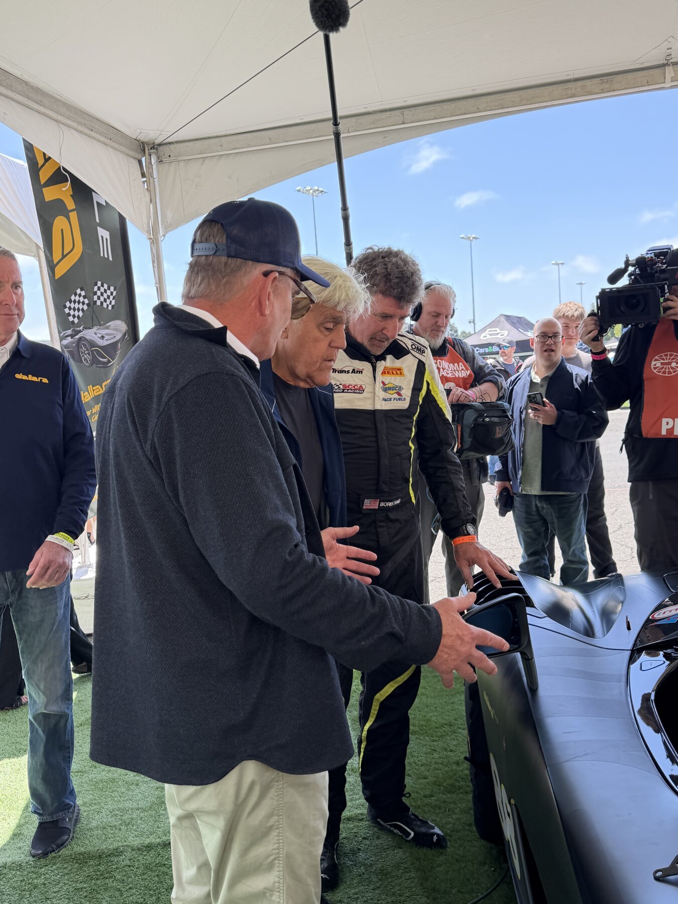 Dallara — Bruce Qvale, Jay Leno & Boris Said